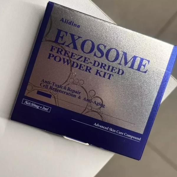 Exosomas de Origen animal (azules)